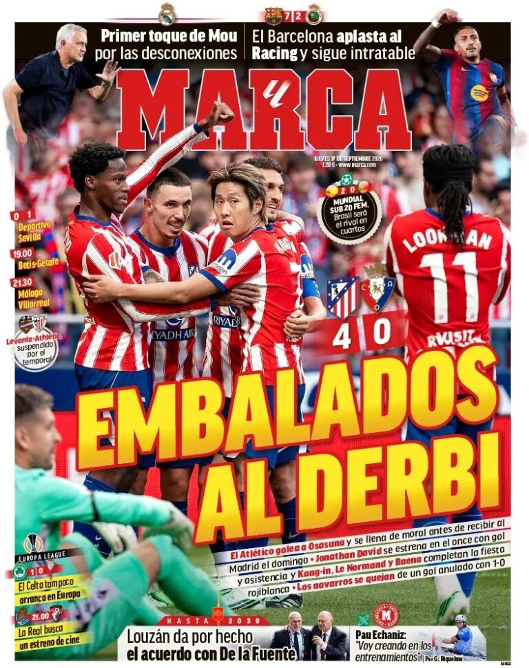 Prima pagina Marca